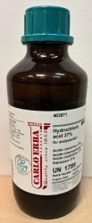 Acido Cloridrico 37% RPE-ISO_LQ Flac. 1000 ml -CE 403871 -